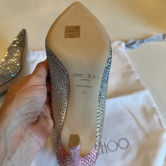 Jimmy Choo Romy 100 ZYV Sky Mix, size 38 (8) - Picture 10 of 10